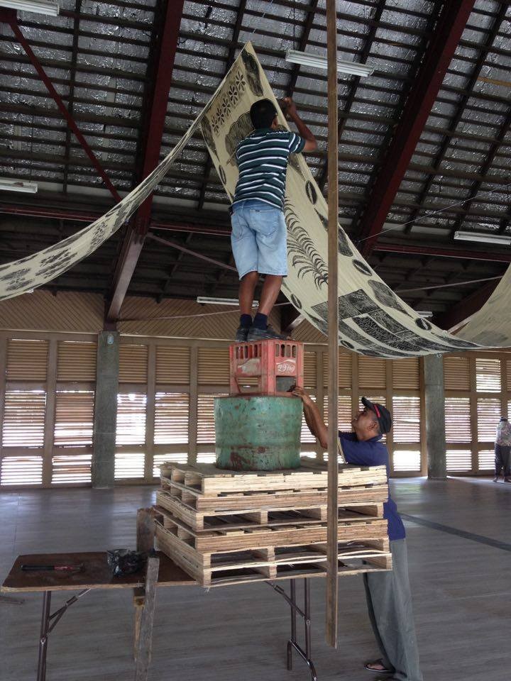 Quishile Charan, Temporary Vanua, 2016. Install for the Commemoration of Centennial of Abolition of Indian Indentureship (CCAII): An International Conference, March 2017, Girmit Centre, Lautoka Fiji.