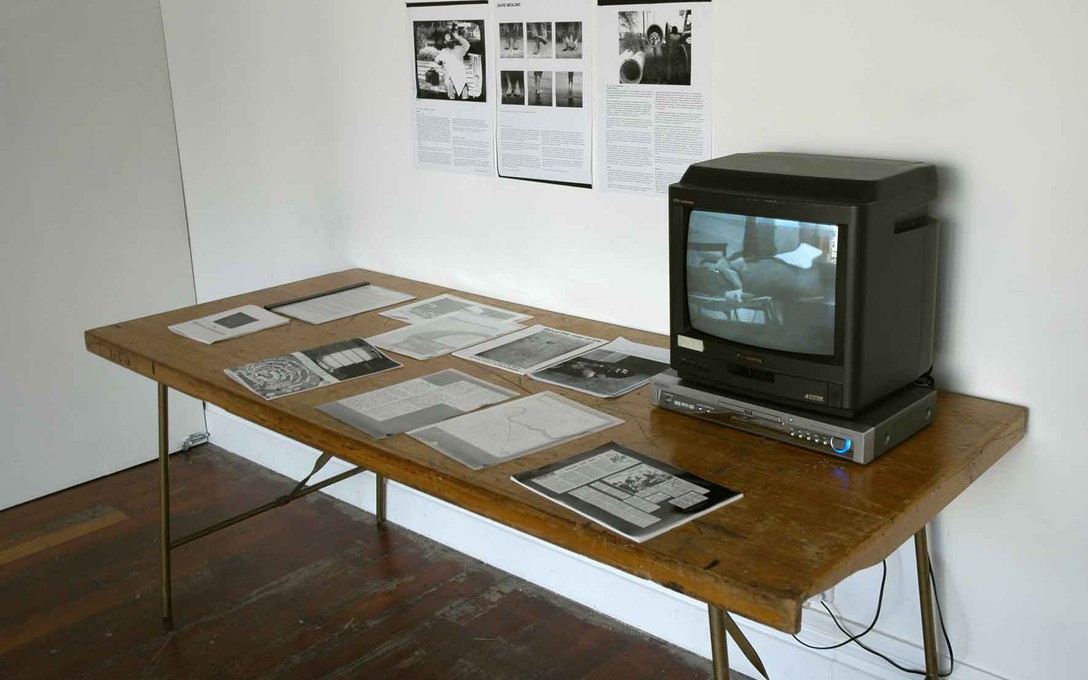 Documentation of David Mealing Projects, Every Now & Then, 2006. Image courtesy fo Jenny Gillam.