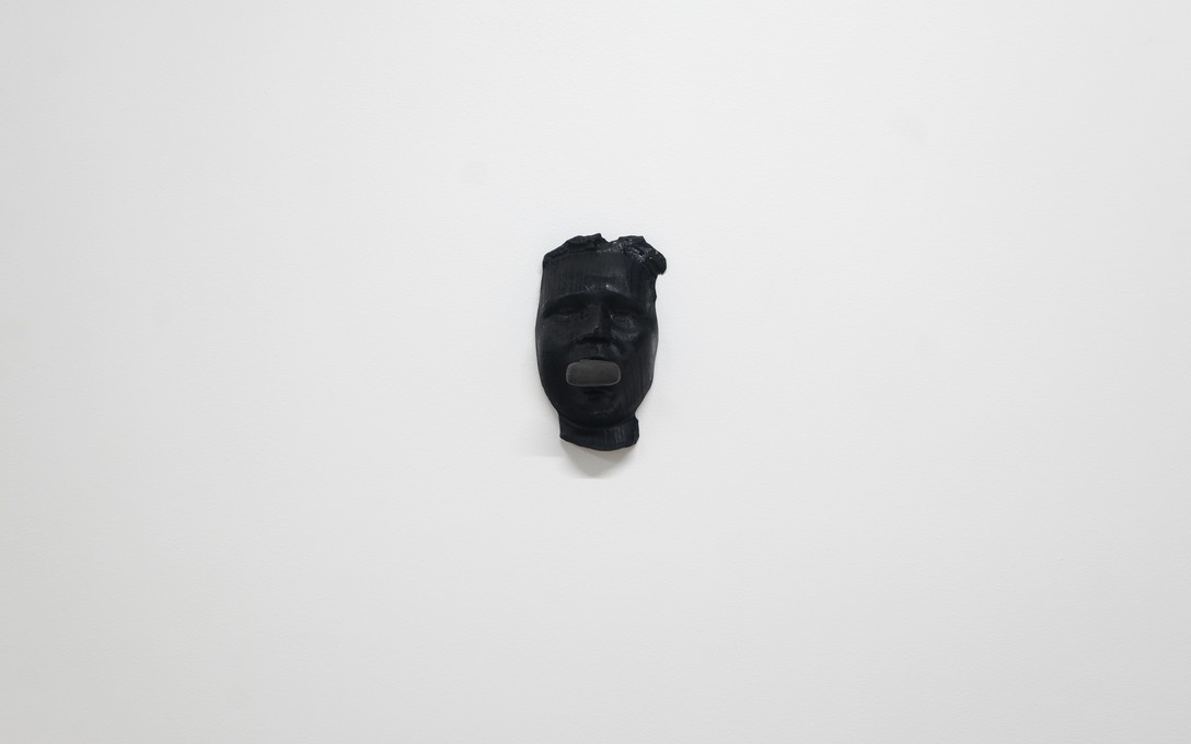 Telly Tuita, Repressed Memories series: Bar of Soap in Mouth (CNC routed macrocarpa & spray paint) fabricated by Hamish Garry, 2026. Photo by Samson Dell.