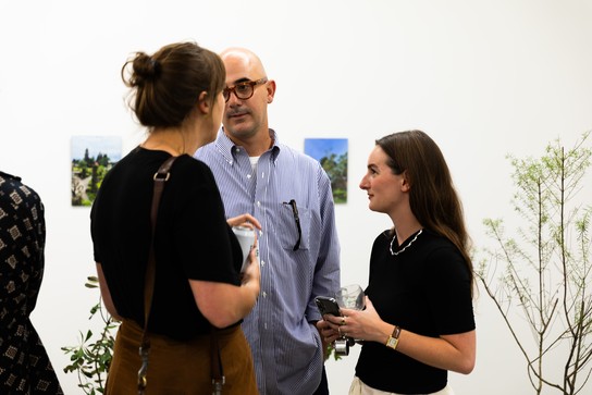 Sena Park, I touch the surface, we draw wild beauty & Matt Tini, of forests and concrete exhibition opening. Photo by Renati Waaka.