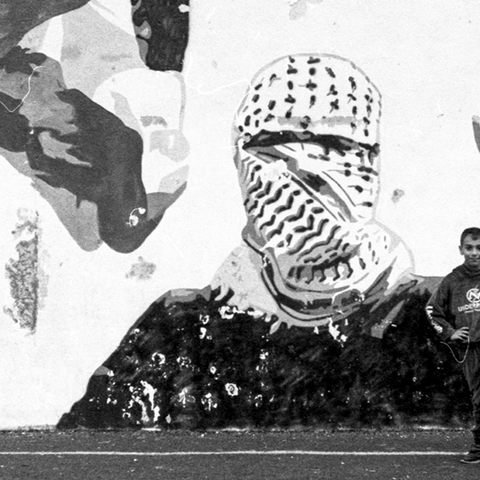 Ali Asfour, Goalposts and Frontlines, 2025. Image courtesy of the artist.