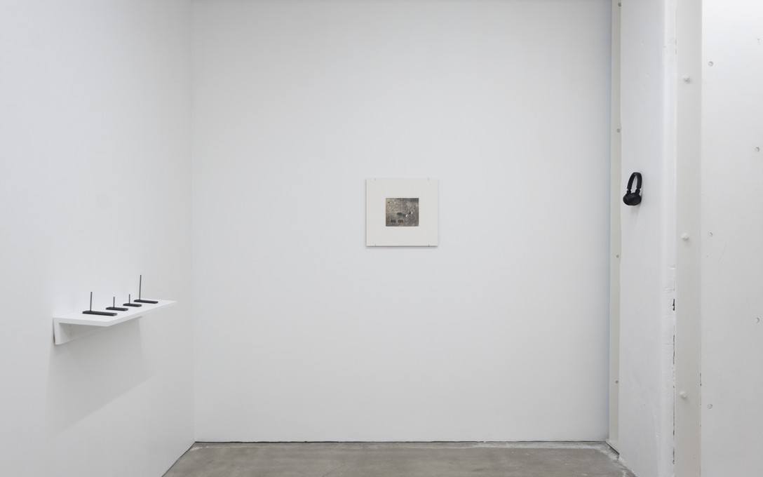 Yana Dombrowsky-M’Baye, three baskets woven from a memory recalled, 2026, installation view. Photo by Samson Dell.