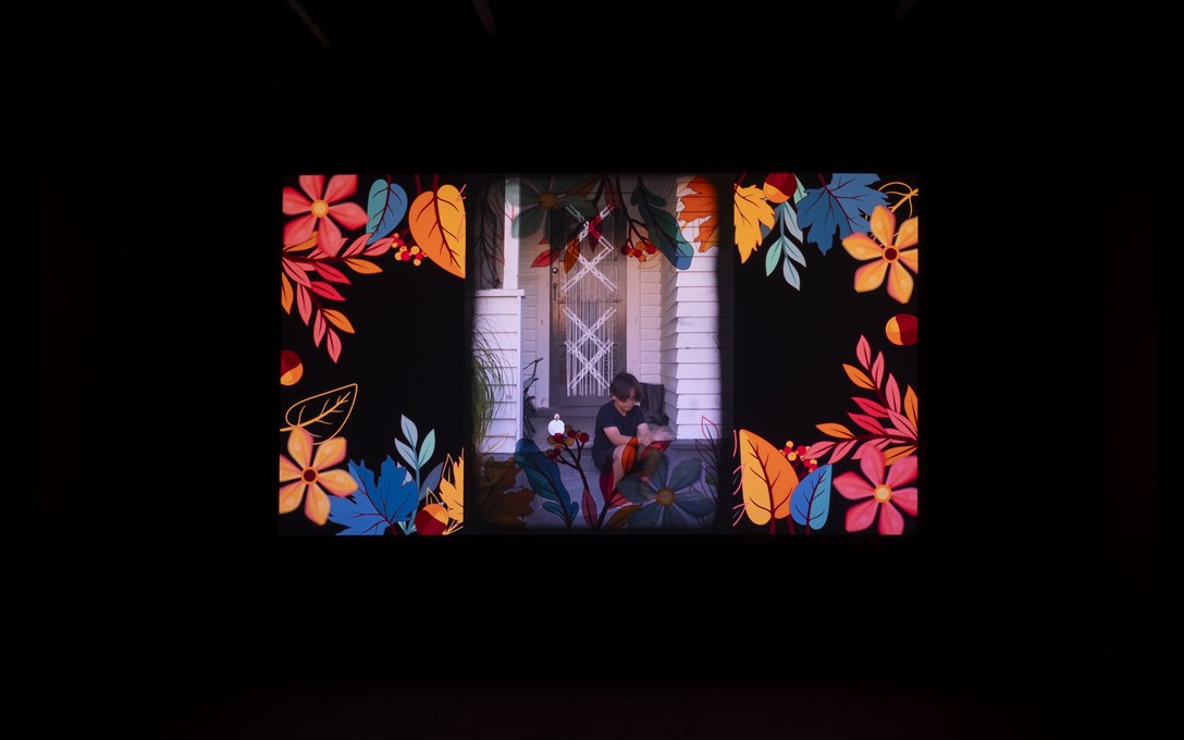 Jamie Berry, Boy with Red Apple (video with sound, 8:46mins, commissioned by Telly Tuita), 2026. Photo by Samson Dell.
