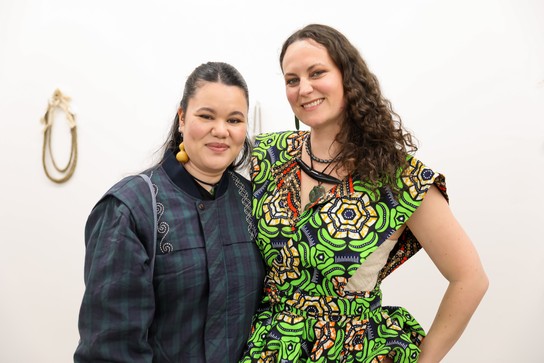Adorn youself accordingly exhibition opening. Photo by Renati Waaka.