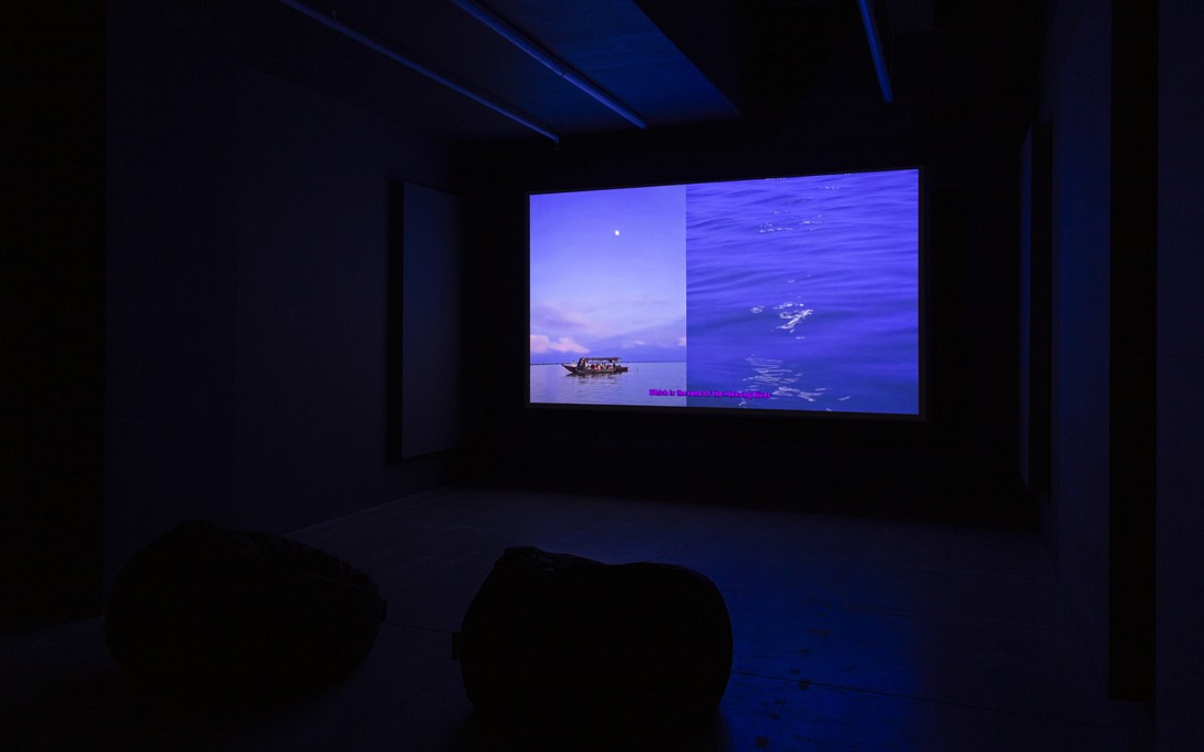 Kahurangiariki Smith with Buntheun Oung, Mā te Moana, 2024. Installation view. Courtesy of Cheska Brown.