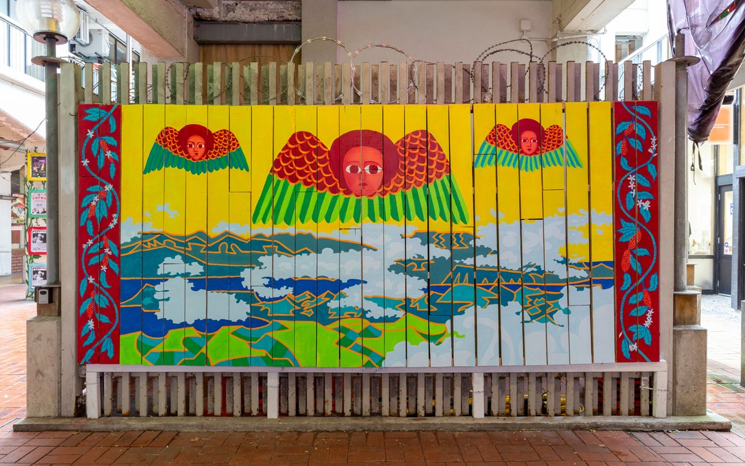 Keelin Bell, Angels Over Pōneke, 2025. Photo courtesy of Cheska Brown.