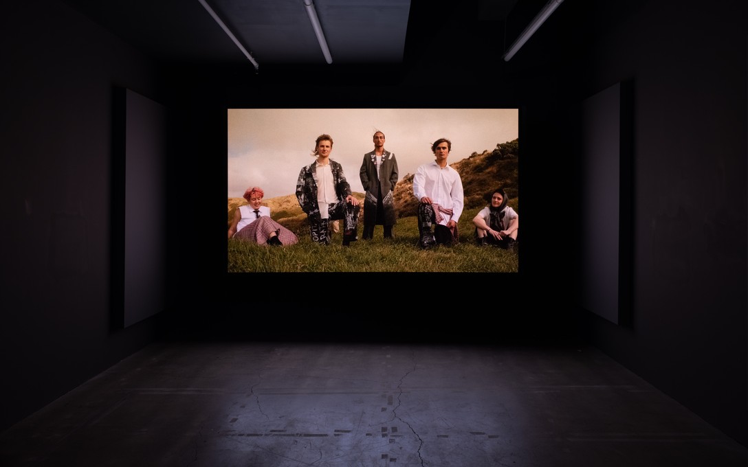 Vince Ropitini, Ask That Mountain, 2023, moving image with audio. Videography and Editing by Camden Jackson & Gala Baumfield. Image courtesy of Ted Whitaker.