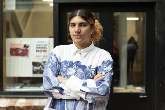 Latamai Katoa, What happens if it's broken? & Lily Worrall, moon iron wings exhibition opening. Photo by Renati Waaka.