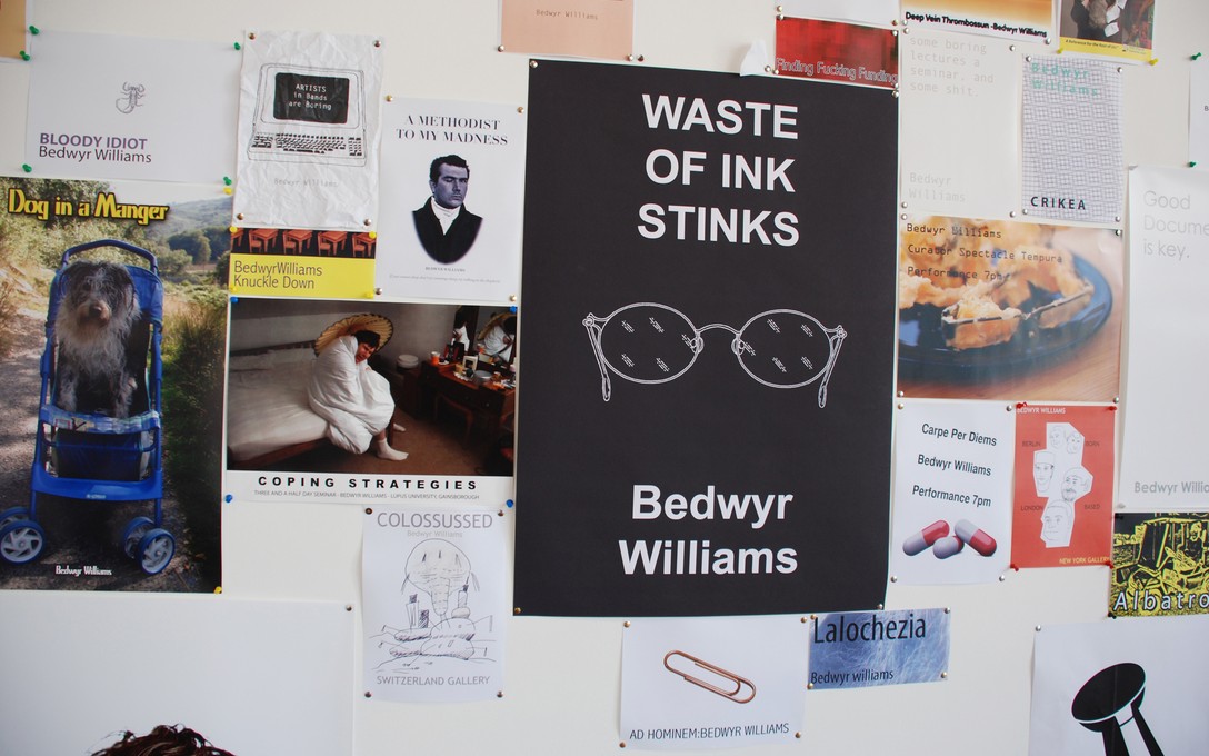 Bedwyr Williams, 2009. Image courtesy of Lance Cash.