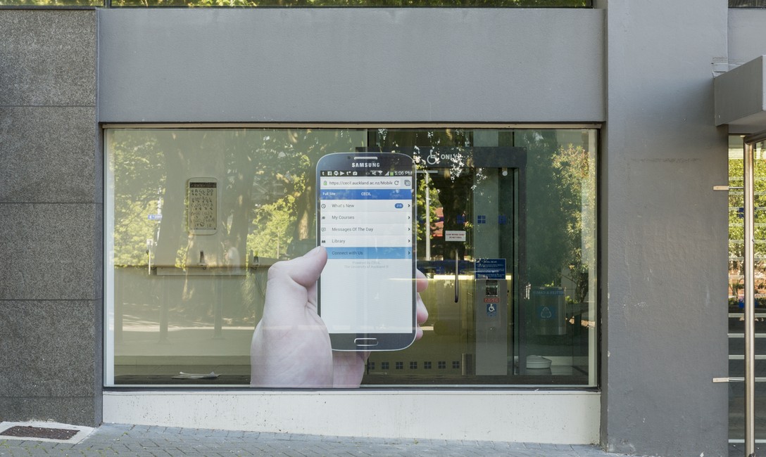 Francis Till, Social Study (install detail), Window, Auckland, 2013. Image courtesy of Sam Hartnett