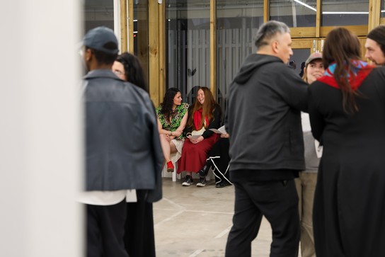 Adorn youself accordingly exhibition opening. Photo by Renati Waaka. 