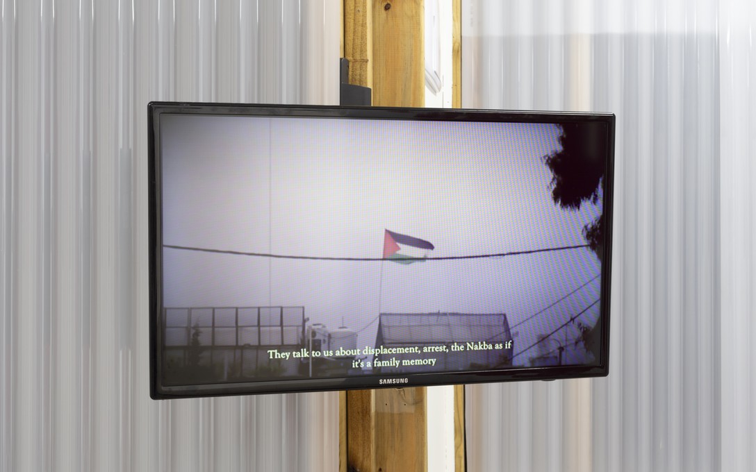 Ali Asfour, Where Play Is Rehearsal, 2025. Installation View. Image courtesy of Cheska Brown.