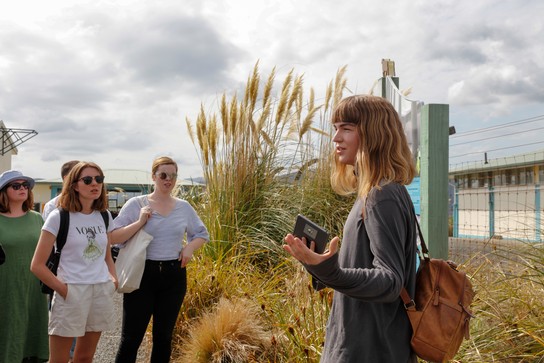 Aliyah Winter, Matu Island Walk, Saturday 3 March 2018. Image courtesy of Enjoy Public Art Gallery.