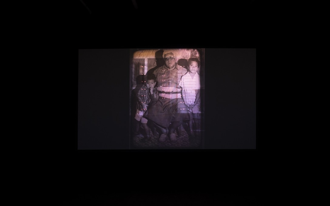Jamie Berry, Boy with Red Apple (video with sound, 8:46mins, commissioned by Telly Tuita), 2026. Photo by Samson Dell.