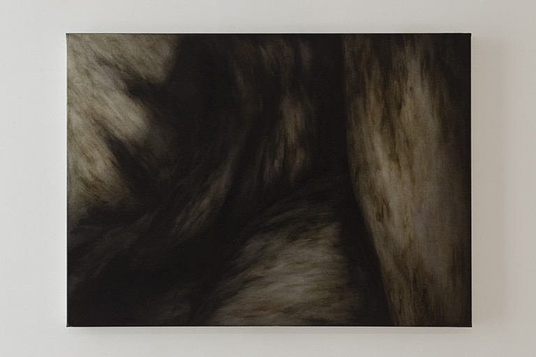 Eleanor Díaz Ritson, Cuerpo-Cueva lI (Cave-Being Il), 2022, water-soluble oil on canvas, 85x120cm. Image courtesy of Cheska Brown.