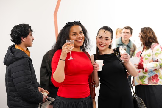 Adorn youself accordingly exhibition opening. Photo by Renati Waaka.
