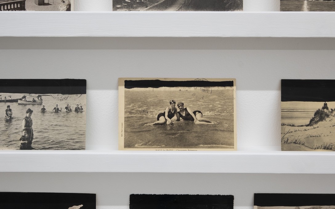 Sharon Kivland, Mes horizons, 2013–ongoing, detail view. Photo by Samson Dell.