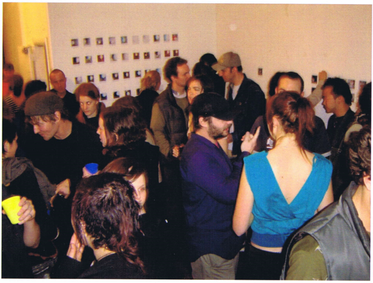 STAFF Project Polaroid night, Enjoy Public Art Gallery, Friday 24 September 2004. Image courtesy of Enjoy Public Art Gallery.