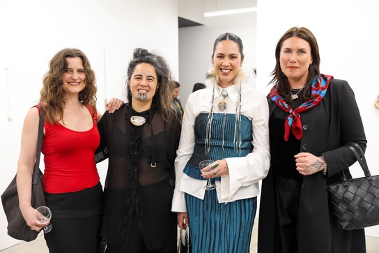 Adorn youself accordingly exhibition opening. Photo by Renati Waaka.