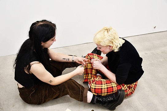 Participants. Artist talk and friendship bracelets: Megan Brady and Ed Ritchie, 15 May 2021.