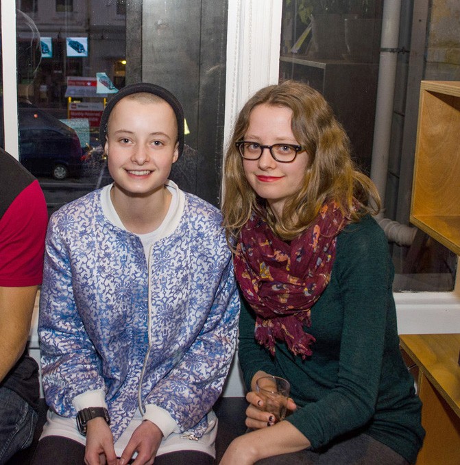 Lucy Ryan and Jordana Bragg, two of Enjoy's 2014 Interns