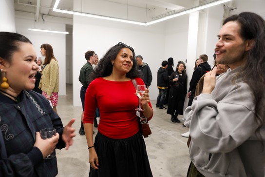 Adorn youself accordingly exhibition opening. Photo by Renati Waaka.