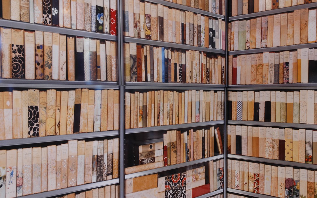 Ann Shelton, a library to scale, 2007. Image courtesy of Jeremy Booth.