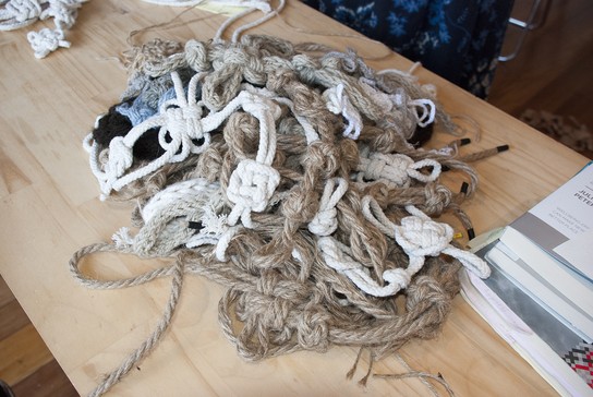 Knotting workshop with Wai Ching Chan, 5 May 2019.