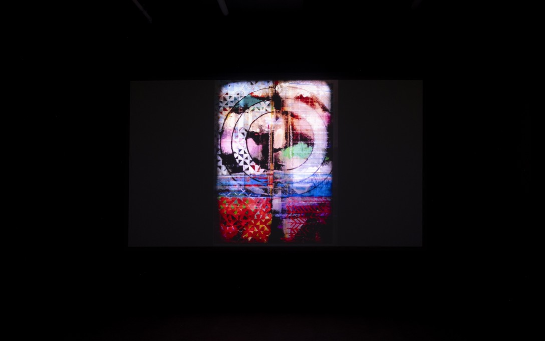 Jamie Berry, Boy with Red Apple (video with sound, 8:46mins, commissioned by Telly Tuita), 2026. Photo by Samson Dell.