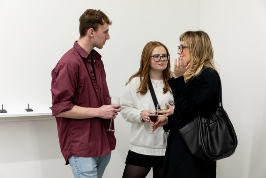 These are Addressed to You exhibition opening. Photo by Renati Waaka.