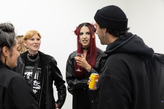 These are Addressed to You exhibition opening. Photo by Renati Waaka.