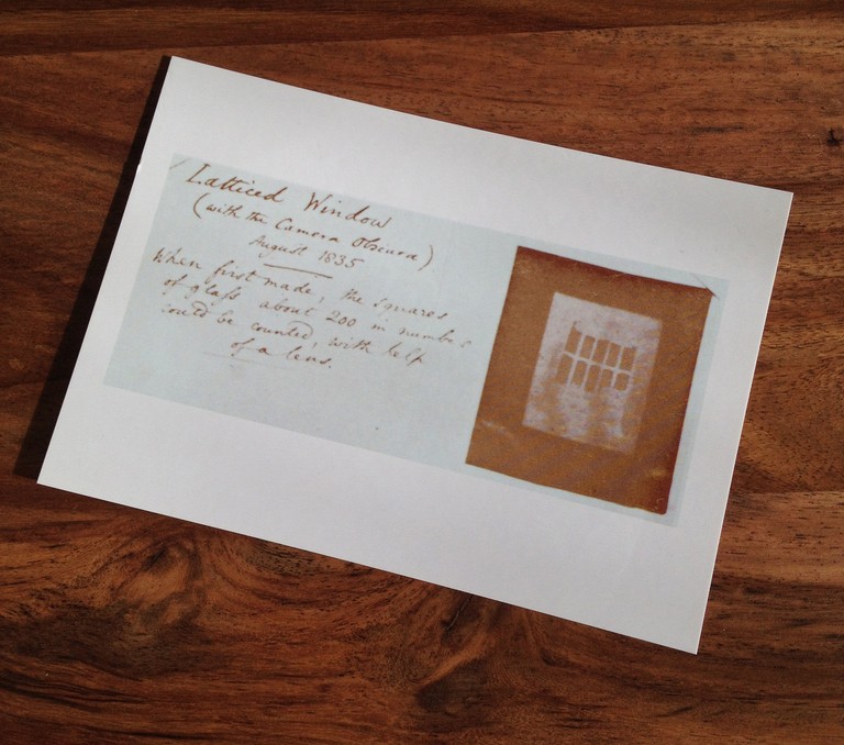 Caroline McQuarrie, Oriel Window postcard, 2015, Lacock Abbey, National Trust UK.