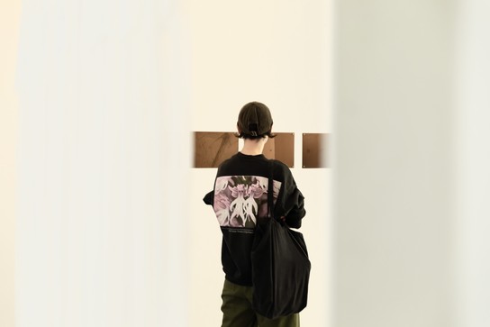 Latamai Katoa, What happens if it's broken? & Lily Worrall, moon iron wings exhibition opening. Photo by Renati Waaka.