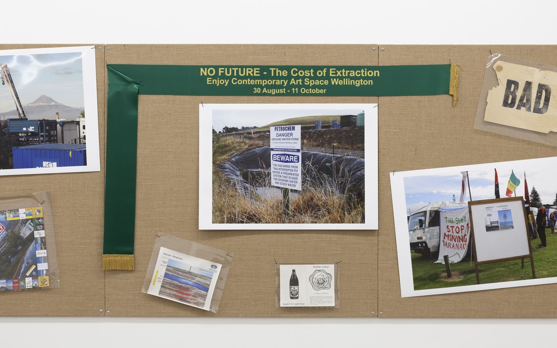 Fiona Clark, Gaslands and The Waitara Project, various works. Detail view. Courtesy of Cheska Brown.  