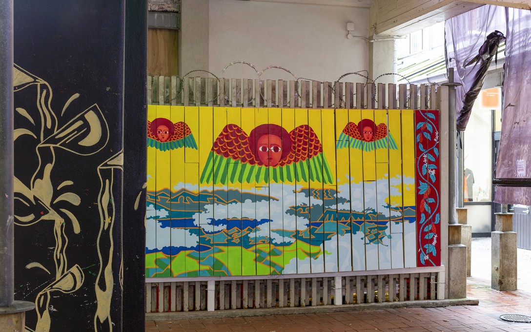 Keelin Bell, Angels Over Pōneke, 2025. Photo courtesy of Cheska Brown.