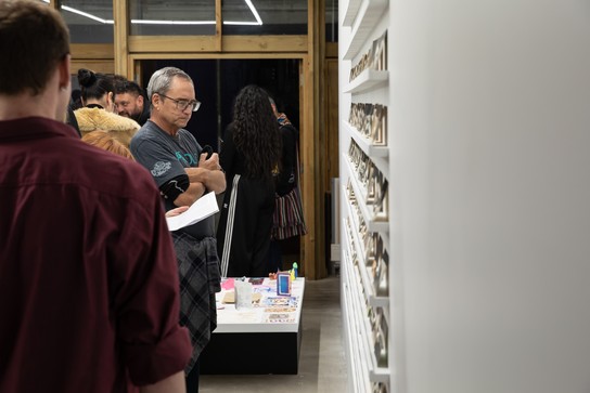 These are Addressed to You exhibition opening. Photo by Renati Waaka.