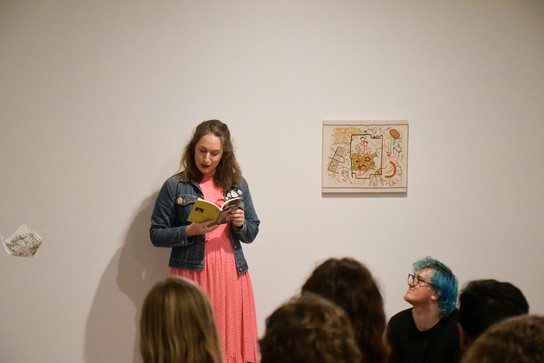 Hannah Mettner, Food Court x Enjoy Poetry Reading, 31 March 2021.