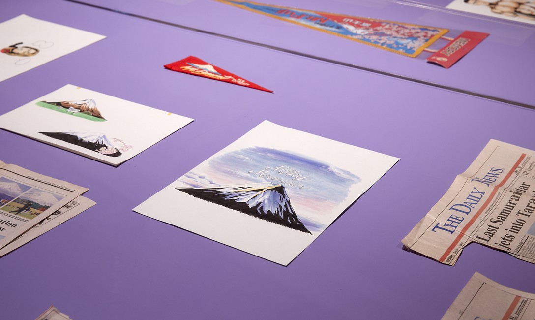 Yuichiro Tamura, Milky Mountain / 裏返りの山, 2019, detail, installation view at Govett-Brewster Art Gallery/Len Lye Centre. Photo Sam Hartnett.