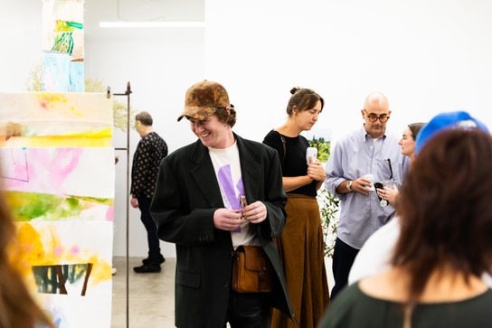Sena Park, I touch the surface, we draw wild beauty & Matt Tini, of forests and concrete exhibition opening. Photo by Renati Waaka.